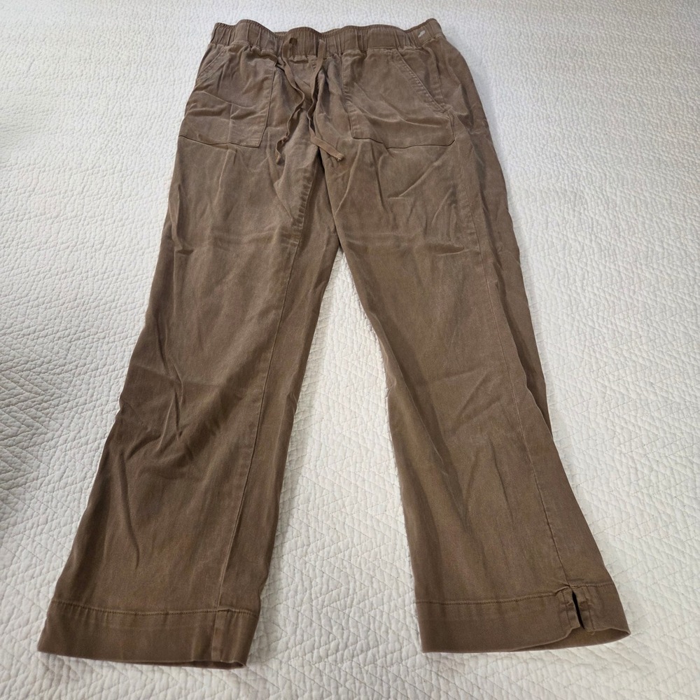 Buffalo David Bitton Mens Brown Tencel Cotton Elastic Waist Jogger Pants Size M